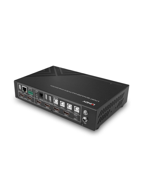Lindy 5-Portowy Przełącznik Kvm Bezproblemowy Multiview 4Hdmi 1Usb Typ C