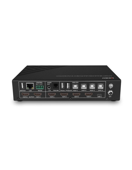 Lindy 5-Portowy Przełącznik Kvm Bezproblemowy Multiview 4Hdmi 1Usb Typ C