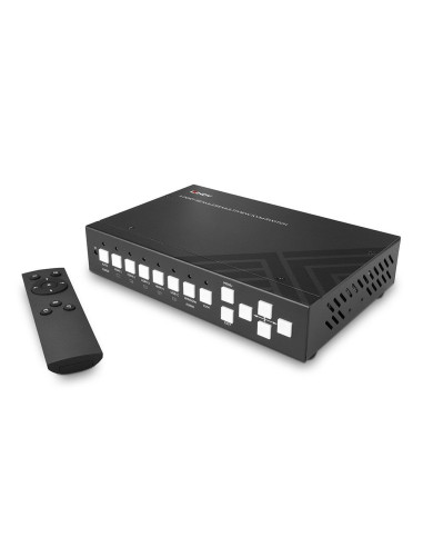 Lindy 5-Portowy Przełącznik Kvm Bezproblemowy Multiview 4Hdmi 1Usb Typ C