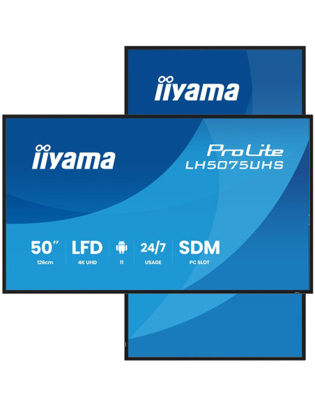 Panel Iiyama 50" 3840X2160 Uhd Va Haze 25% 500Cd/M2