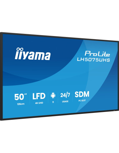 Panel Iiyama 50" 3840X2160 Uhd Va Haze 25% 500Cd/M2
