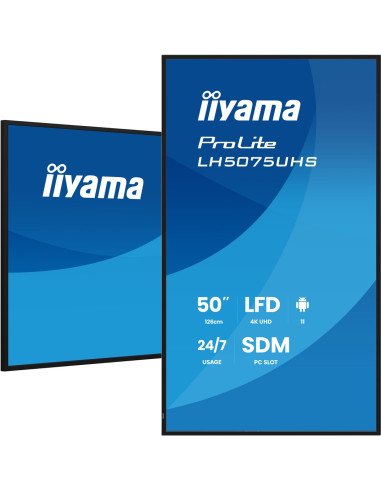 Panel Iiyama 50" 3840X2160 Uhd Va Haze 25% 500Cd/M2