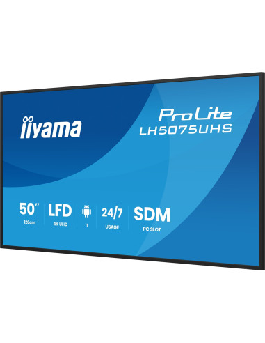 Panel Iiyama 50" 3840X2160 Uhd Va Haze 25% 500Cd/M2