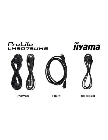 Panel Iiyama 50" 3840X2160 Uhd Va Haze 25% 500Cd/M2