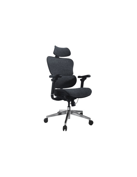 Wyposażenie: Ergonomiczne Krzesło Biurowe + Zagłówek/Podłokietniki Niebieski/Lite Sprzedaż Detaliczna