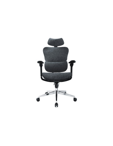 Wyposażenie: Ergonomiczne Krzesło Biurowe + Zagłówek/Podłokietniki Niebieski/Lite Sprzedaż Detaliczna