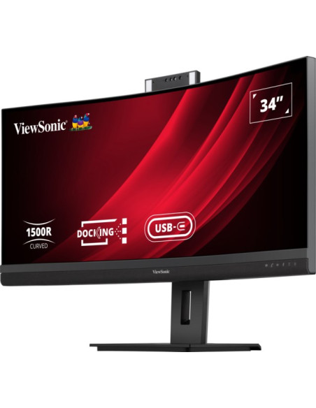 Monitor Led Sonic Vg3457Cv 34 Zakrzywiony 2K 21:9 3 - Płaski Ekran - 86,4 Cm