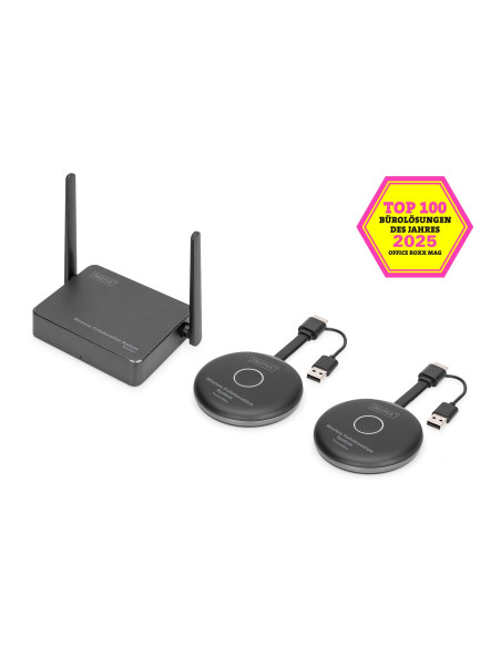 Przedłużacz/Extender Hdmi System Pracy Zespołowej,Bezprzewodowy 50M 4K 60Hz 5Ghz (Zestaw)