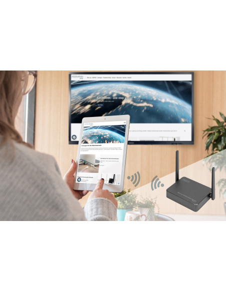 Przedłużacz/Extender Hdmi System Pracy Zespołowej,Bezprzewodowy 50M 4K 60Hz 5Ghz (Zestaw)