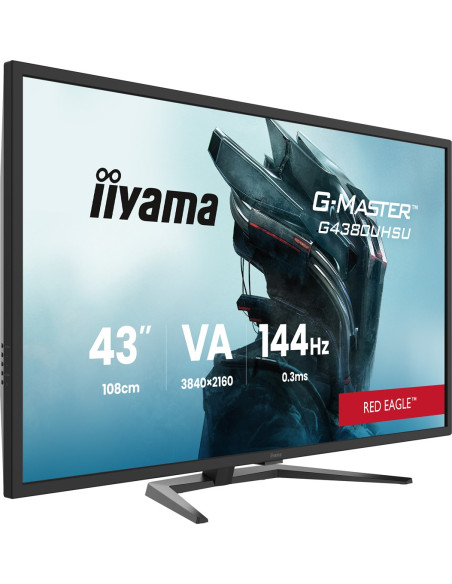 Monitor Iiyama G-Master Przenieś Swoją Rozgrywkę Na Wyższy Poziom Z 43" Monitorem G4380Uhsu