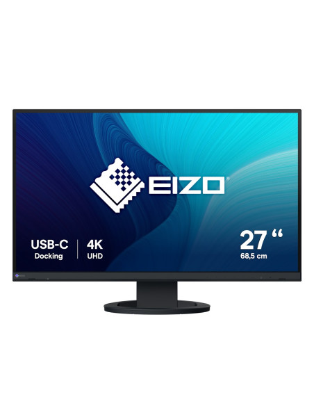 Monitor Eizo Flexscan Ev2740S-Bk - Monitor Lcd Ips 27", 4K Uhd 3840 X 2160 (16:9), Złącza Usb-C (Czarny)