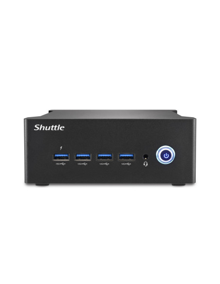 Shuttle Nano Pc Nt10H5, Intel Core Ultra 5 125H, Grafika Intel Arc, 2Xhdmi, 2Xusb 4.0 (Dp), 2X2.5Gbit Lan, W Tym Vesa 24/7 Praca