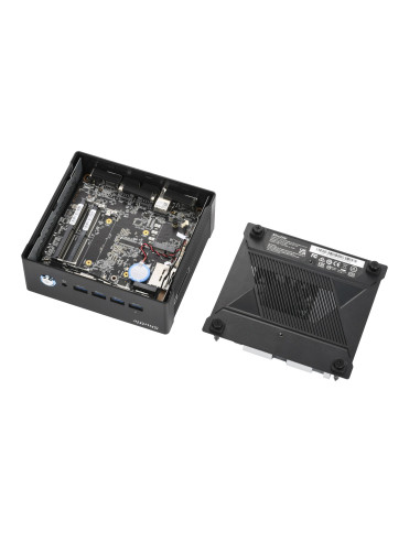 Shuttle Nano Pc Nt10H5, Intel Core Ultra 5 125H, Grafika Intel Arc, 2Xhdmi, 2Xusb 4.0 (Dp), 2X2.5Gbit Lan, W Tym Vesa 24/7 Praca