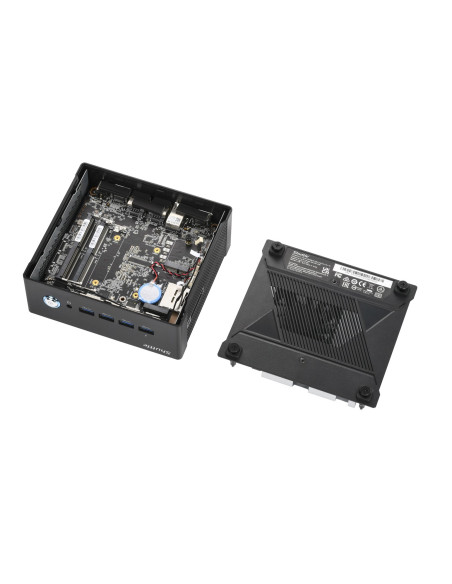 Shuttle Nano Pc Nt10H5, Intel Core Ultra 5 125H, Grafika Intel Arc, 2Xhdmi, 2Xusb 4.0 (Dp), 2X2.5Gbit Lan, W Tym Vesa 24/7 Praca