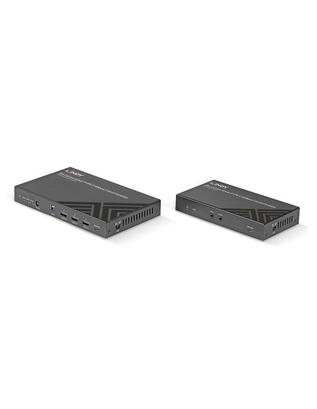 Przedłużacz Kvm Lindy 70M Cat.6A Typec I Hdmi Hdbaset 3.0 (38346)