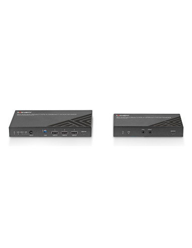 Przedłużacz Kvm Lindy 70M Cat.6A Typec I Hdmi Hdbaset 3.0 (38346)