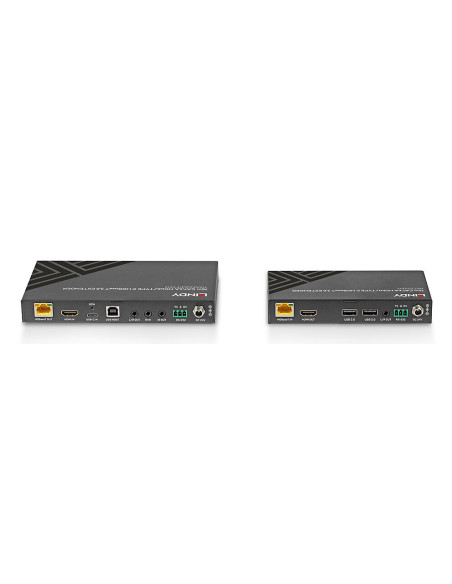 Przedłużacz Kvm Lindy 70M Cat.6A Typec I Hdmi Hdbaset 3.0 (38346)