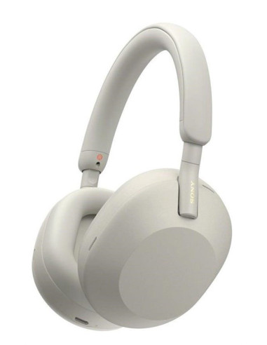Sony Wh-1000Xm5 Noise Cancelling Belaides Ausines, Bluetooth, Sidabrine (12 Men. Garantija)