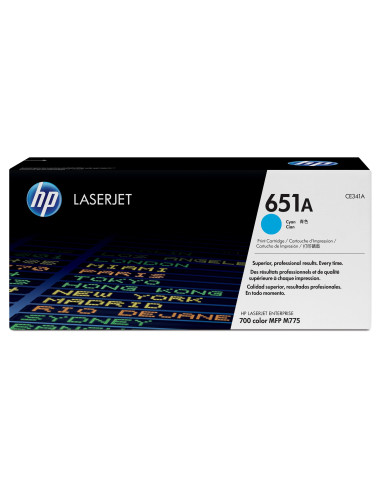 Toner Cartridge 651A Cyan/.