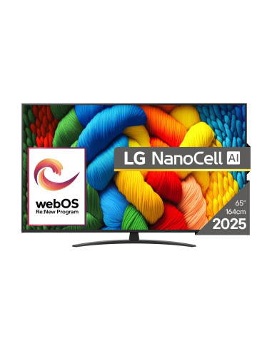 Telewizor Lg Nanocell 65Nano81A3A 65'' 4K Ultra Hd Webos Dolby Digital Dvb-T2 Czarny