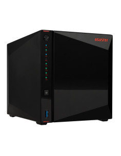Nas Asustor As5404T  Tower  4X (3.5" Sata Hdd/ 2.5" Ssd)  Intel Celeron N5105  4Gb Ddr4 Sodimm (Max. 16Gb), 2X 2.5Gbe  4X M.2 22 2