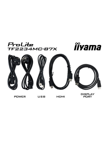 Monitor Iiyama Touch-Display Prolite Tf2234Mc-B7X - 55.9 Cm (22") - 1920 X 1080 Full Hd