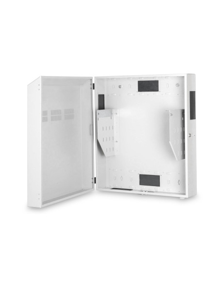 Szafka Ścienna 19" Nws 4He Digitus, Slim 800X640X220 Mm, Montaż Pionowy Wewnętrzny, Kolor Szary (Ral 7035)