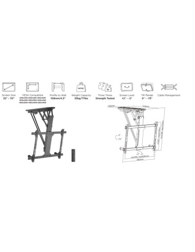 Biurko Equip Model 650610 32' - 65'