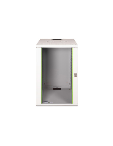 Szafa Sieciowa Wisząca Unique 19" 20U Rack 600X600, Drzwi Szyba, Szary, Niedzielona, Złożona, 100Kg