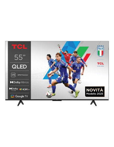 Telewizor Tcl 55P7K Qled 55'' 4K Ultra Hd Google Tv Dolby Atmos Dvb-T2 Metaliczny