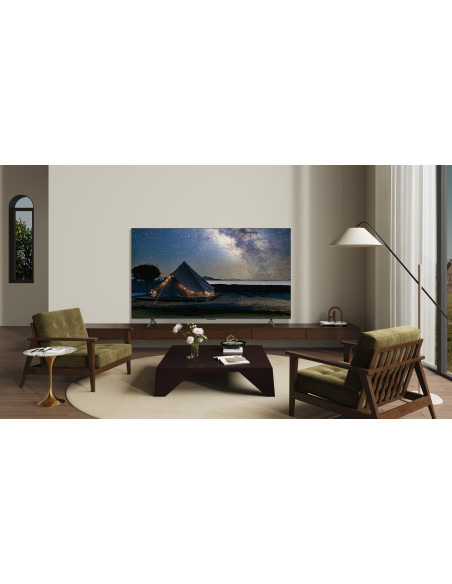 Telewizor Tcl 55P7K Qled 55'' 4K Ultra Hd Google Tv Dolby Atmos Dvb-T2 Metaliczny