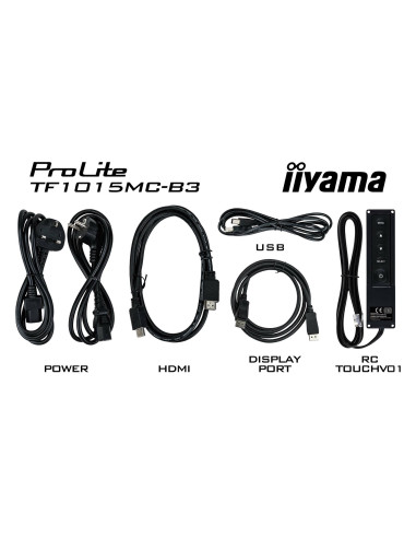 Panel Dotykowy Iiyama Tf1015Mc-B2 A 10Inch Touchpanel 1280X1024 Va 500Cd 10Touch Paints Cs Vga Hdmix1 Dpx1 Ip65 Certificated Bla