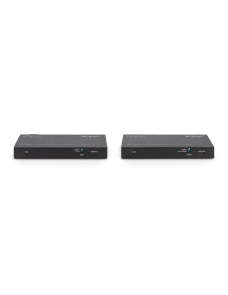 Extender Hdbaset Kvm Zestaw, 150 M, 4K/60Hz, Usb 2.0, Poc, Ir, Czarny
