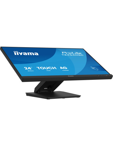 Monitor Dotykowy Iiyama Prolite 24" Ips Z Technologią Incell Pcap (10Pkt), Z Powłoką Antyrefleksyjną Oraz Elastyczną Podstawą