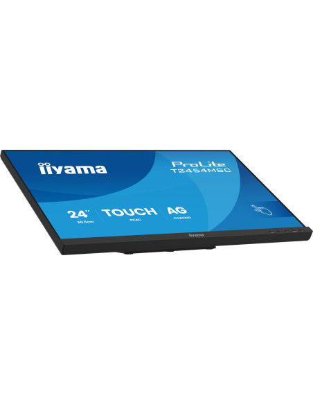 Monitor Dotykowy Iiyama Prolite 24" Ips Z Technologią Incell Pcap (10Pkt), Z Powłoką Antyrefleksyjną Oraz Elastyczną Podstawą