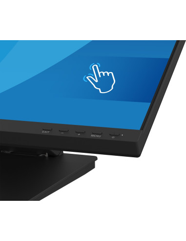 Monitor Dotykowy Iiyama Prolite 24" Ips Z Technologią Incell Pcap (10Pkt), Z Powłoką Antyrefleksyjną Oraz Elastyczną Podstawą