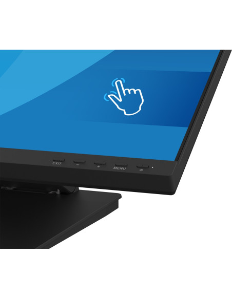 Monitor Dotykowy Iiyama Prolite 24" Ips Z Technologią Incell Pcap (10Pkt), Z Powłoką Antyrefleksyjną Oraz Elastyczną Podstawą