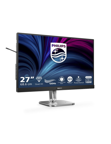 Philips 27B2U4601/00 Monitor Komputerowy 68,6 Cm (27") 2560 X 1440 Px Quad Hd Lcd Szary