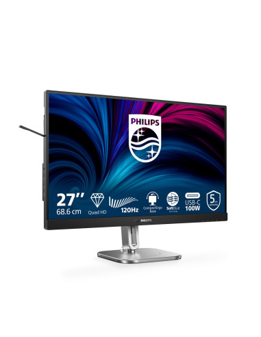 Philips 27B2U4601/00 Monitor Komputerowy 68,6 Cm (27") 2560 X 1440 Px Quad Hd Lcd Szary
