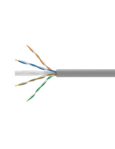 Wyposażenie Instalacji Kabel Cat6 U/Utp Eca 305,00M Szare Pvc