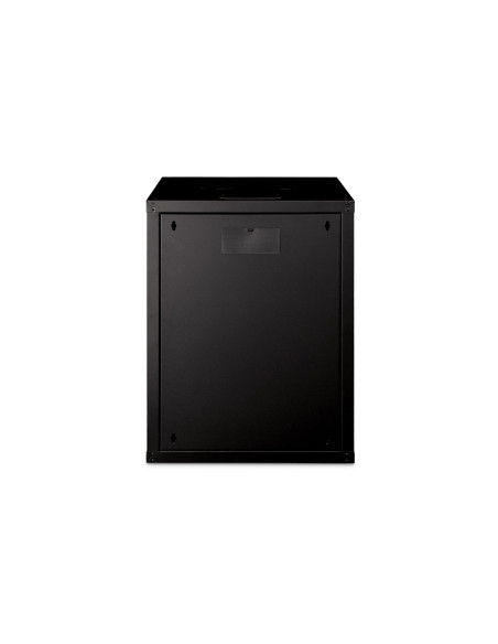 Szafa Sieciowa Wisząca Unique 19" 16U Rack 600X600, Drzwi Szyba, Czarny, Niedzielona, Złożona, 100Kg