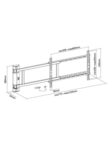 Wyposaż Się W Uchwyt Ścienny 32"-75" / Silnik 1Tft. 2Joints 50Kg Sw Lite Sprzedaż Detaliczna