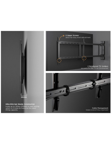Wyposaż Się W Uchwyt Ścienny 32"-75" / Silnik 1Tft. 2Joints 50Kg Sw Lite Sprzedaż Detaliczna