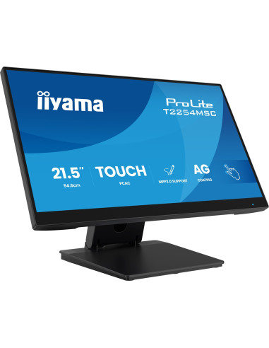 Monitor Iiyama T2254Msc-B2Ag 21,5" Optical Bonded Pcap 10P Touch Anti Glare Mpp2.0 Aktywny Rysik Obsługiwany 1920X1080