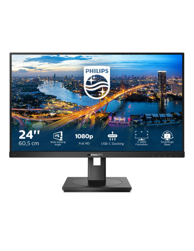 Monitor Led Philips B Line 243B1/00 Wyświetlacz 60,5 Cm (23.8") 1920 X 1080 Px Full Hd Czarny