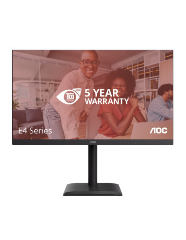 Aoc E4 U27E4Cv Monitor Komputerowy 68,6 Cm (27") 3840 X 2160 Px 4K Ultra Hd Led Czarny