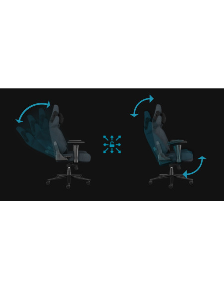 Fotel Do Gry Genesis Nfg-2245 Obite Siedzisko