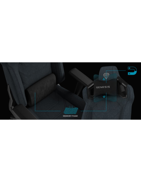 Fotel Do Gry Genesis Nfg-2245 Obite Siedzisko