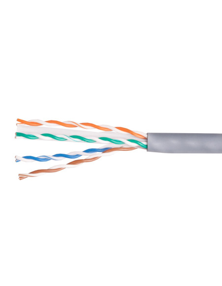 Kabel Instalacyjny Cat6 U/Utp 4P23 305.00M Szary Lszh