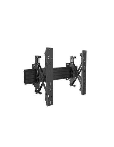 Uchwyt Ścienny Equip 32"-65"/30Kg 1Tft 1Gelenk Push-In-Pop Czarny